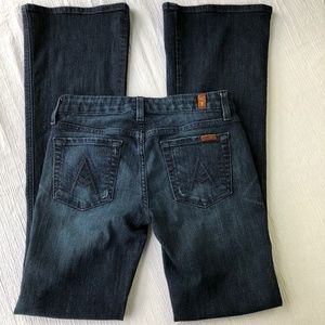[7 For All Mankind] "A" Pocket Flare Leg Jeans